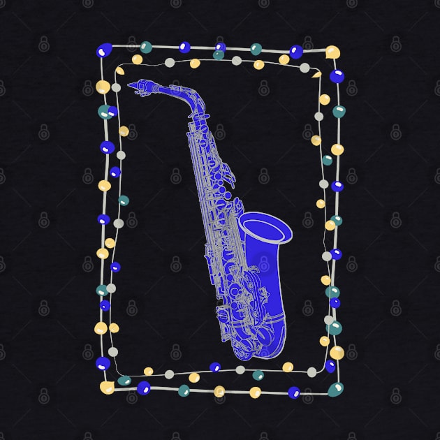 Christmas Saxophone by AngelFlame